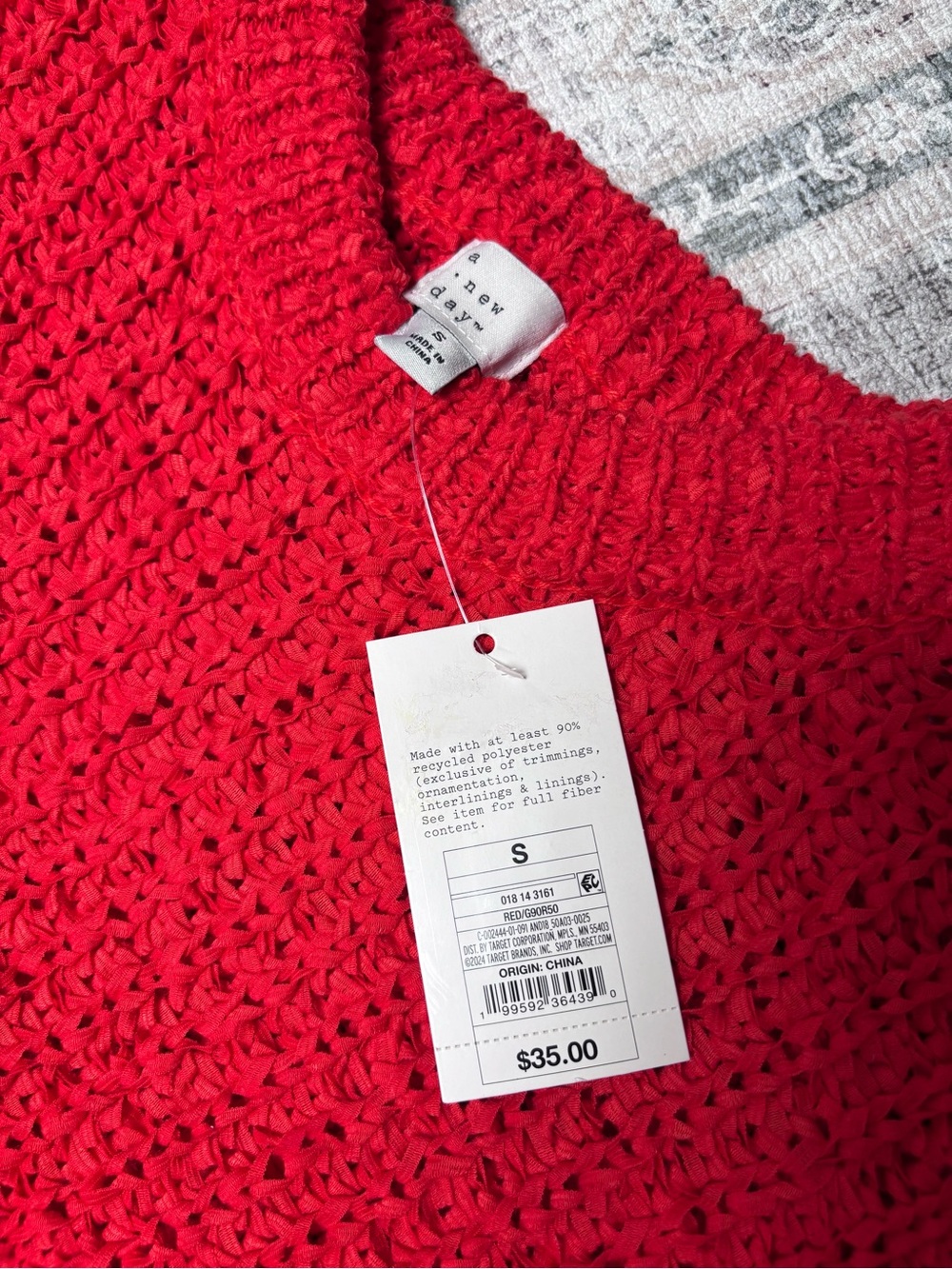 a new day Knit Crew Sweaters Duo in Red and Taupe - Picture 9 of 10